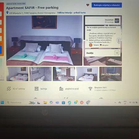 Nyaraló Safir Sarajevo- Free Parking *